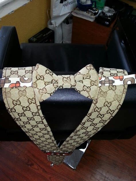 gucci bow tie women's|Gucci suspenders men's.